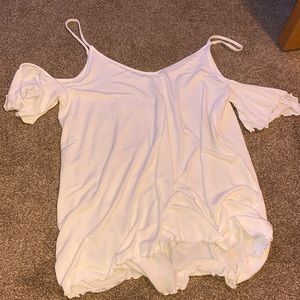 White off the shoulder top